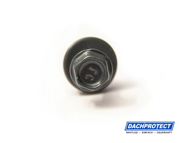 Twistec Trapezblechschraube RAL 7016 (100 Stück) 4,8 x 35 mm inkl. EPDM-Dichtscheibe